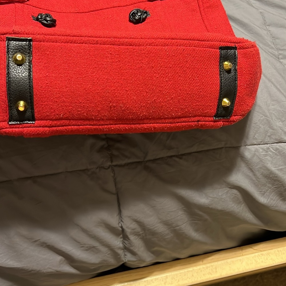 Woman Red Hand Bag - Picture 5 of 6
